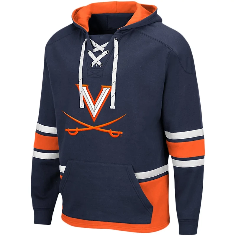 Colosseum Virginia Cavaliers Lace Up 30 Pullover Hoodie