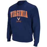 Colosseum Virginia Cavaliers Team Arch  Logo Tackle Twill Pullover Sweatshirt