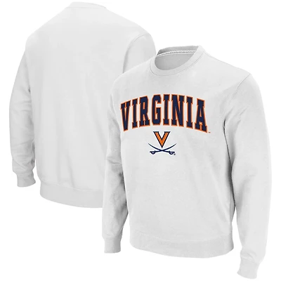 Colosseum Virginia Cavaliers Team Arch Logo Tackle Twill Pullover Sweatshirt