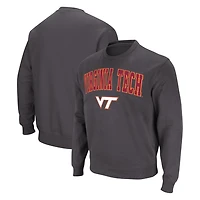Colosseum Virginia Tech Hokies Arch  Logo Pullover Sweatshirt