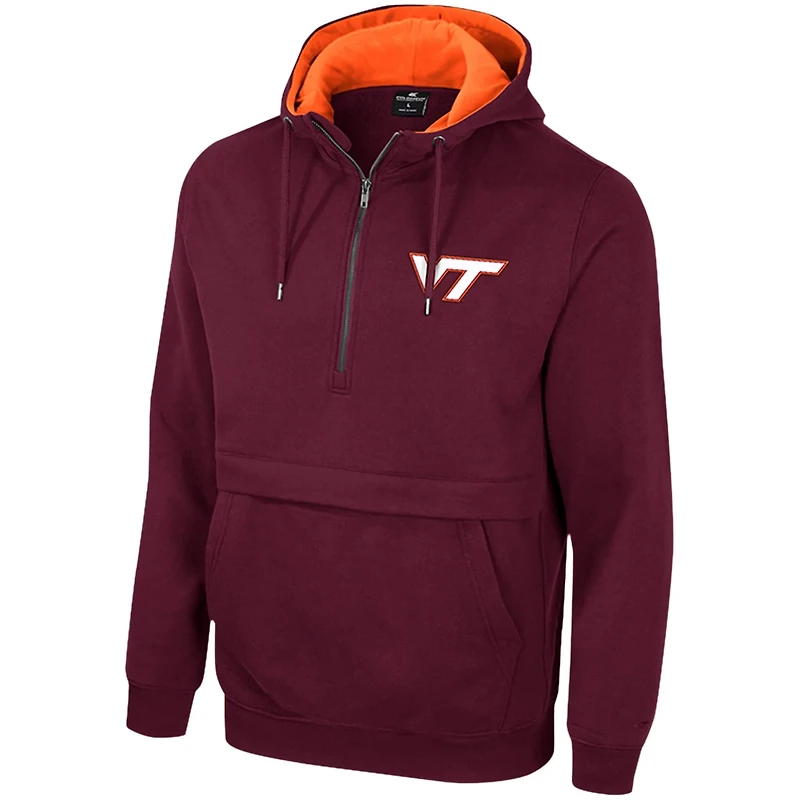 Colosseum Virginia Tech Hokies Half-Zip Hoodie