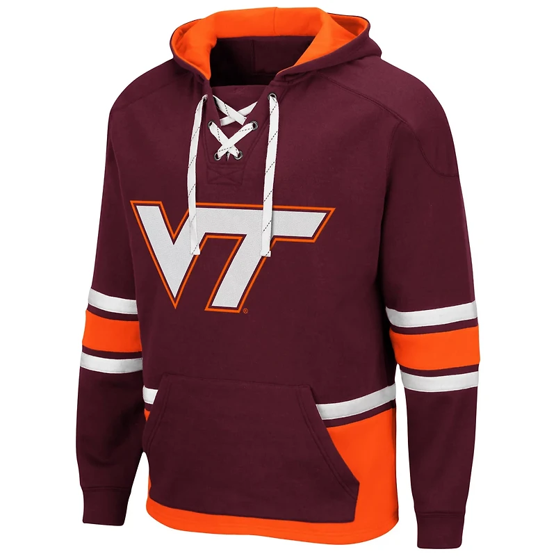 Colosseum Virginia Tech Hokies Lace Up 30 Pullover Hoodie