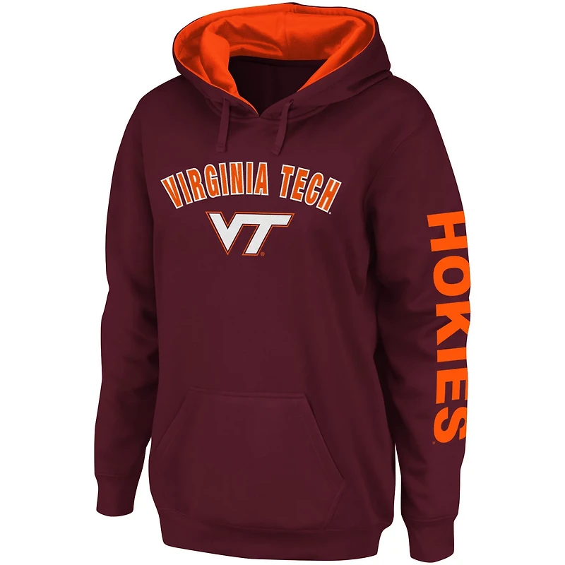 Colosseum Virginia Tech Hokies Loud and Proud Pullover Hoodie