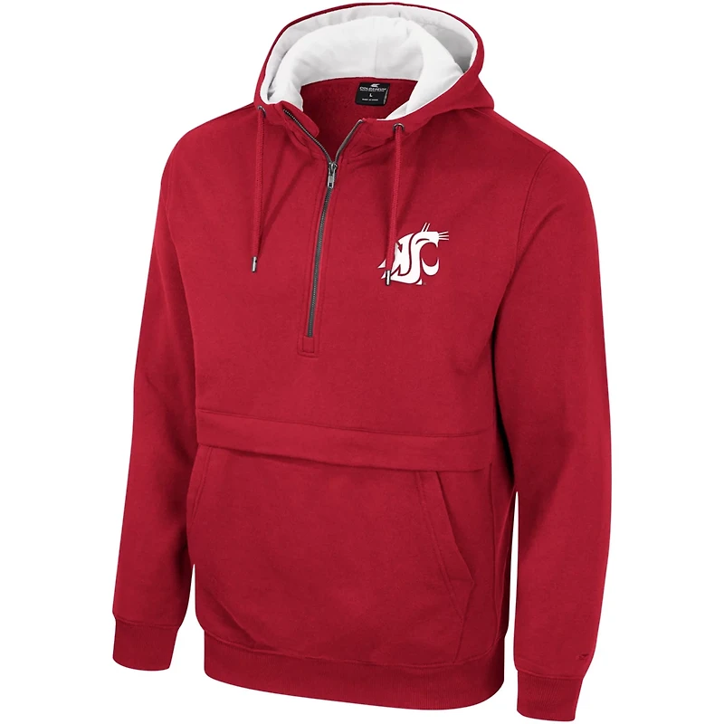 Colosseum Washington State Cougars Half-Zip Hoodie