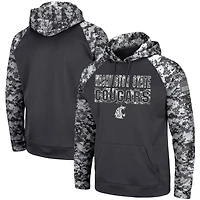 Colosseum Washington State Cougars OHT Military Appreciation Digital Camo Pullover Hoodie