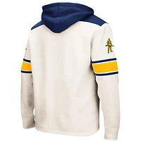 Colosseum West Virginia Mountaineers 20 Lace-Up Pullover Hoodie