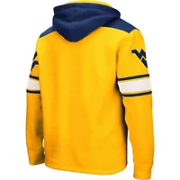 Colosseum West Virginia Mountaineers 20 Lace-Up Pullover Hoodie