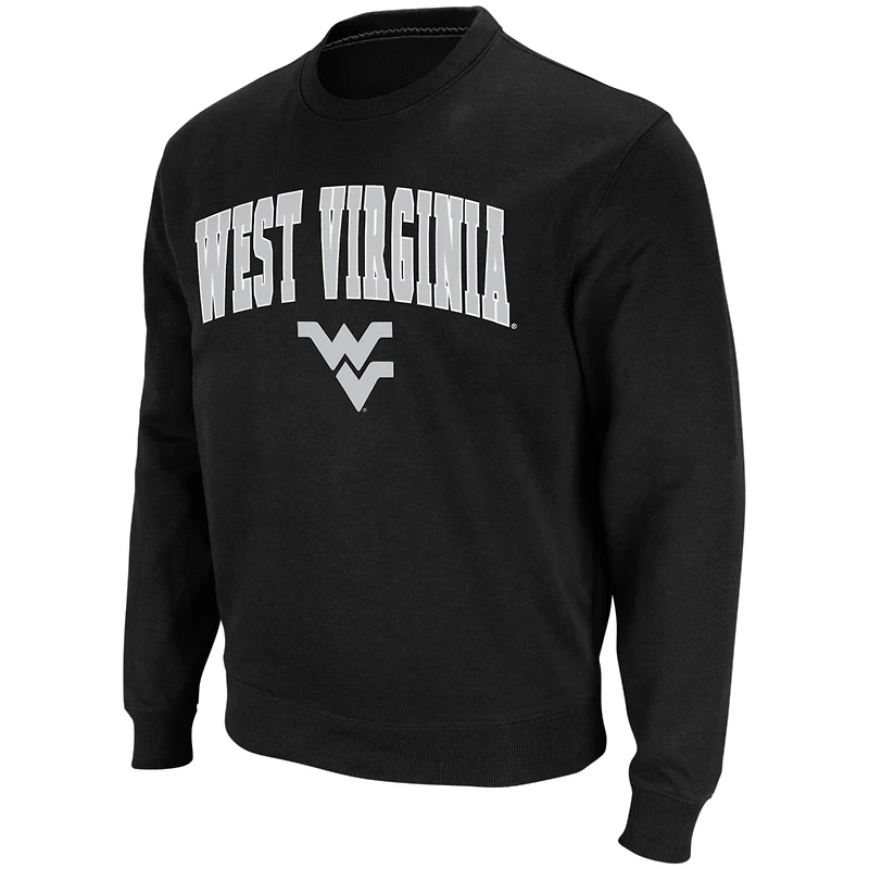 Colosseum West Virginia Mountaineers Arch  Logo Crew Neck Sweatshirt