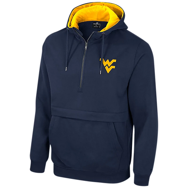 Colosseum West Virginia Mountaineers Half-Zip Hoodie
