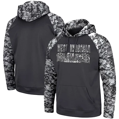 Colosseum West Virginia Mountaineers OHT Military Appreciation Digital Camo Pullover Hoodie