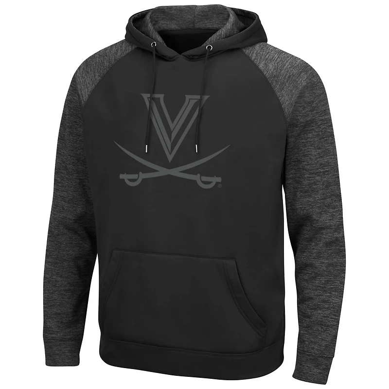 ColosseumVirginia Cavaliers Blackout 30 Tonal Raglan Pullover Hoodie