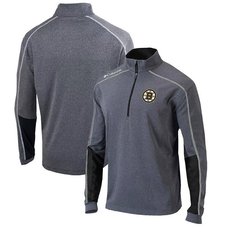 Columbia / Boston Bruins Omni-Wick Shotgun 20 Quarter-Zip Pullover Top