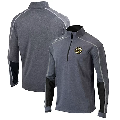 Columbia / Boston Bruins Omni-Wick Shotgun 20 Quarter-Zip Pullover Top