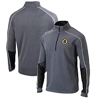 Columbia / Boston Bruins Omni-Wick Shotgun 20 Quarter-Zip Pullover Top