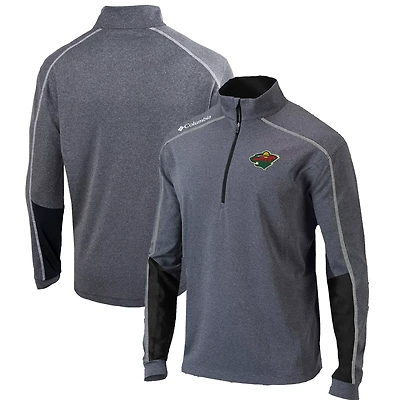 Columbia / Minnesota Wild Omni-Wick Shotgun 20 Quarter-Zip Pullover Top