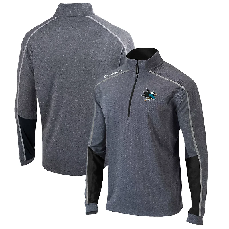 Columbia / San Jose Sharks Omni-Wick Shotgun 20 Quarter-Zip Pullover Top