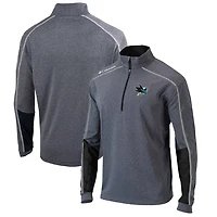 Columbia / San Jose Sharks Omni-Wick Shotgun 20 Quarter-Zip Pullover Top