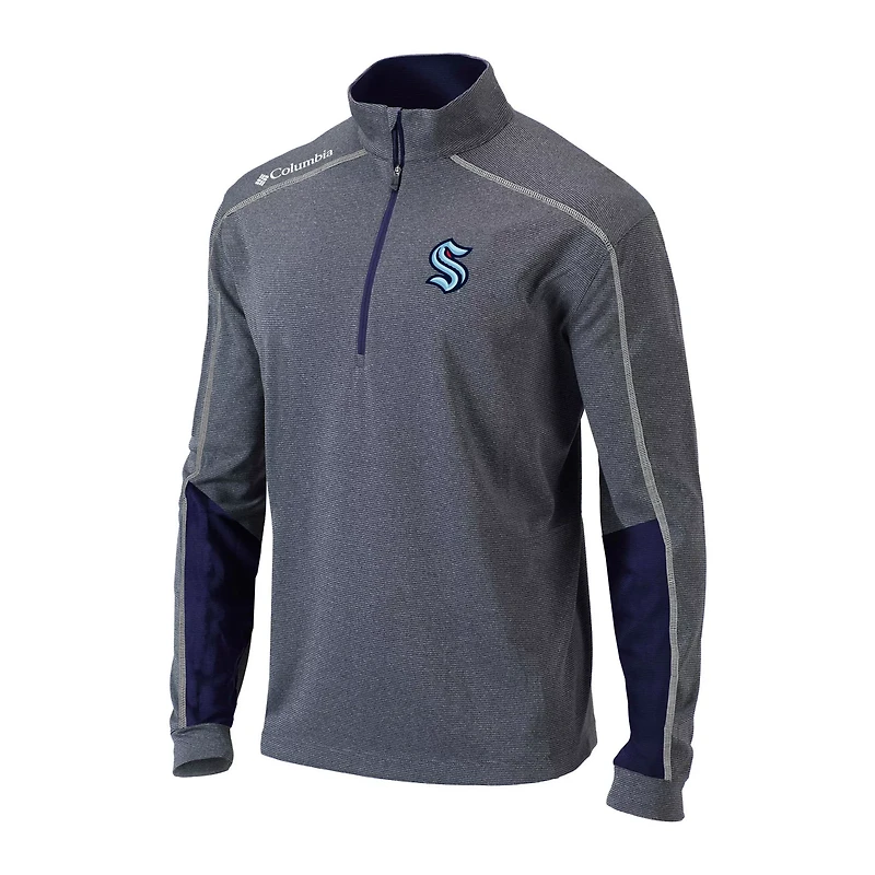 Columbia / Seattle Kraken Omni-Wick Shotgun 20 Quarter-Zip Pullover Top