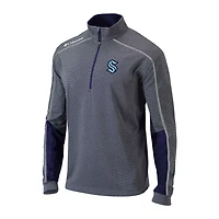 Columbia / Seattle Kraken Omni-Wick Shotgun 20 Quarter-Zip Pullover Top