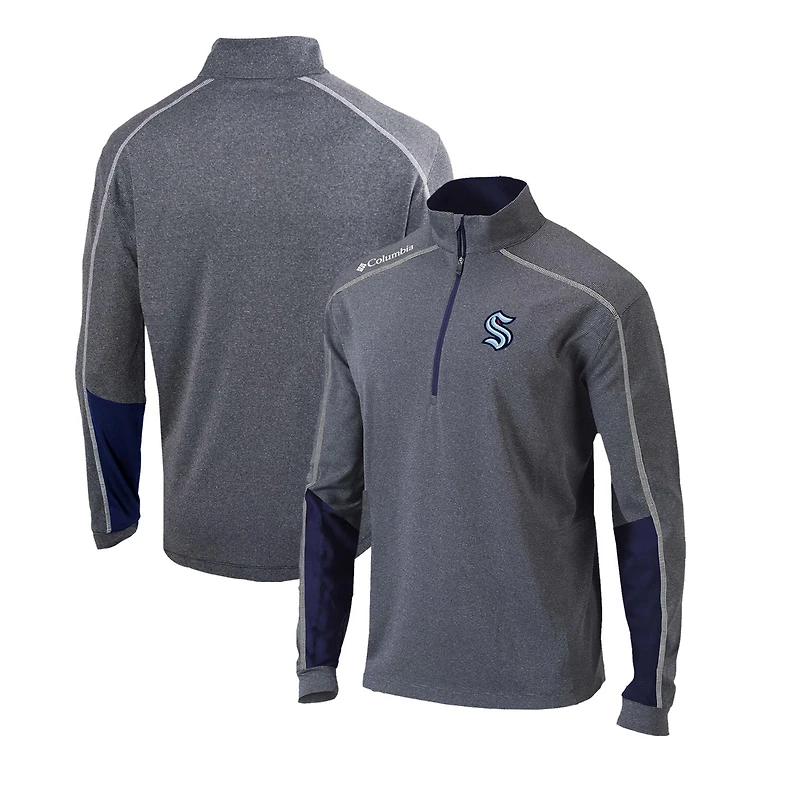 Columbia / Seattle Kraken Omni-Wick Shotgun 20 Quarter-Zip Pullover Top