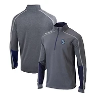 Columbia / Seattle Kraken Omni-Wick Shotgun 20 Quarter-Zip Pullover Top