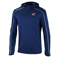 Columbia Columbus Blue Jackets Omni-Wick Shotgun Long Sleeve Hoodie T-Shirt