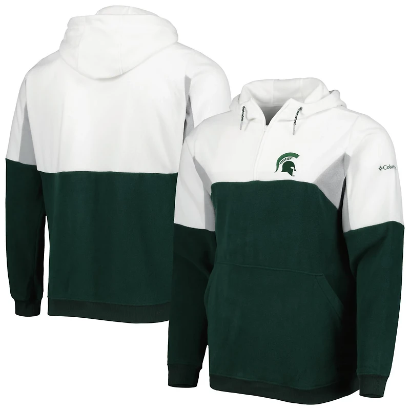 Columbia Michigan State Spartans Lodge Quarter-Zip Hoodie