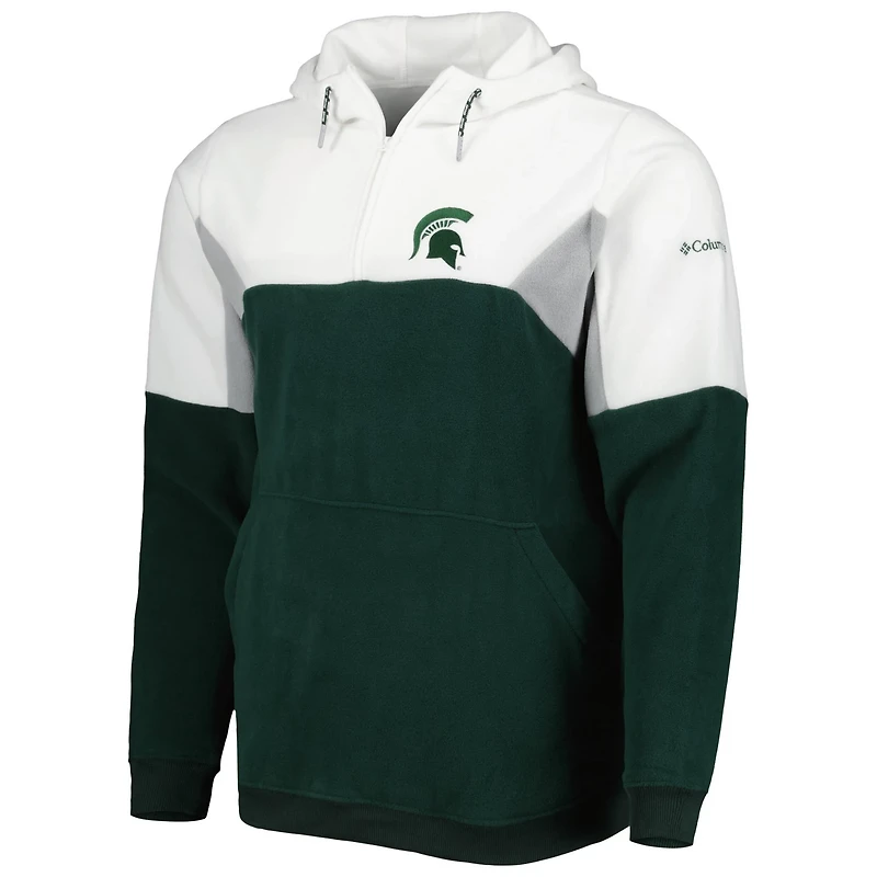 Columbia Michigan State Spartans Lodge Quarter-Zip Hoodie