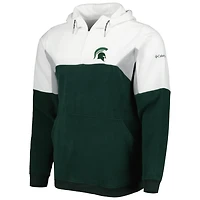 Columbia Michigan State Spartans Lodge Quarter-Zip Hoodie