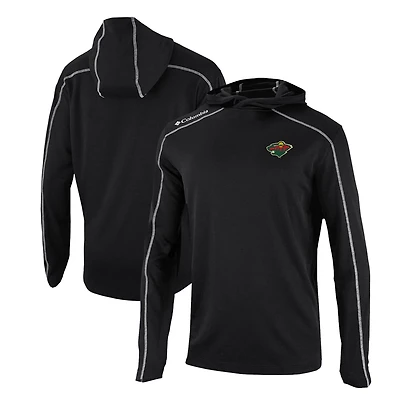 Columbia Minnesota Wild Omni-Wick Shotgun Long Sleeve Hoodie T-Shirt