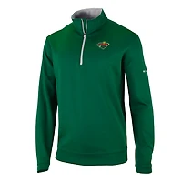 Columbia Minnesota Wild Omni-Wick Wickhams Hills Half-Zip Pullover Top