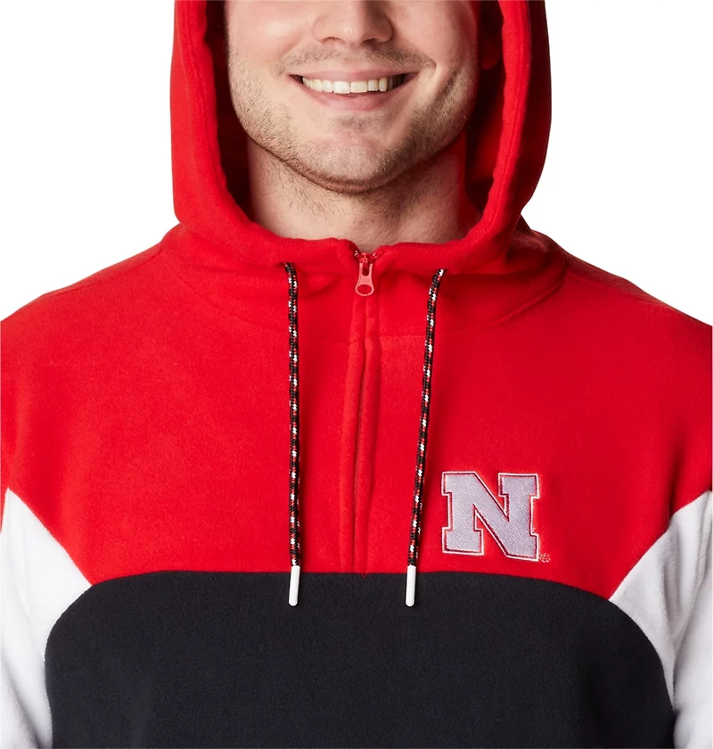Columbia Nebraska Huskers Lodge Quarter-Zip Hoodie