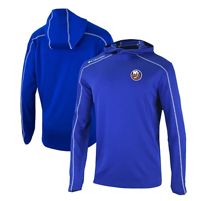 Columbia New York Islanders Omni-Wick Shotgun Long Sleeve Hoodie T-Shirt