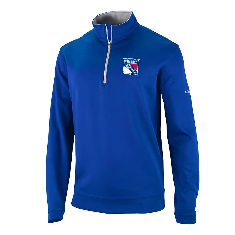 Columbia New York Rangers Omni-Wick Wickhams Hills Half-Zip Pullover Top