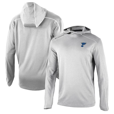 Columbia St Louis Blues Omni-Wick Shotgun Long Sleeve Hoodie T-Shirt