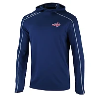 Columbia Washington Capitals Omni-Wick Shotgun Long Sleeve Hoodie T-Shirt