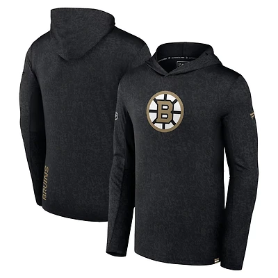 Fanatics Branded Boston Bruins Authentic Pro Lightweight Pullover Hoodie