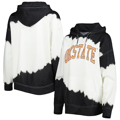 Gameday Couture /Black Oklahoma State Cowboys For the Fun Double Dip-Dyed Pullover Hoodie
