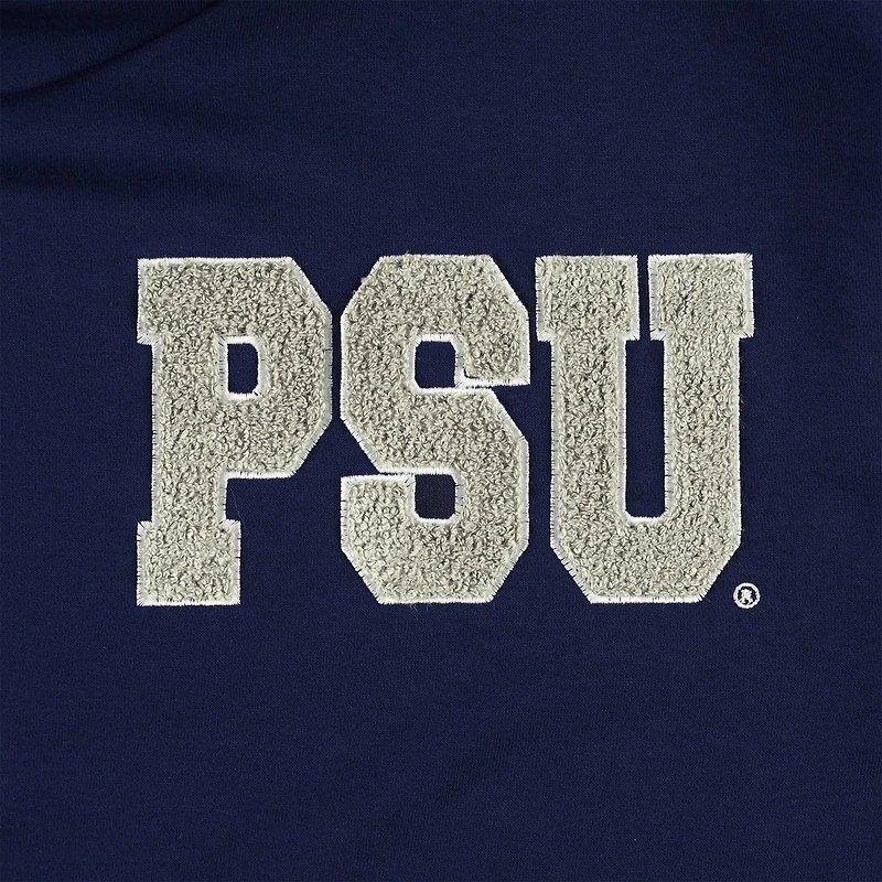 Gameday Couture /Black Penn State Nittany Lions Matchmaker Diagonal Cowl Pullover Hoodie