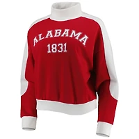 Gameday Couture Alabama Tide Make it a Mock Sporty Pullover Sweatshirt