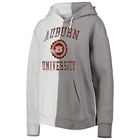 Gameday Couture Gray/ Auburn Tigers Split Pullover Hoodie