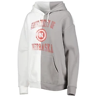Gameday Couture Gray/ Nebraska Huskers Split Pullover Hoodie