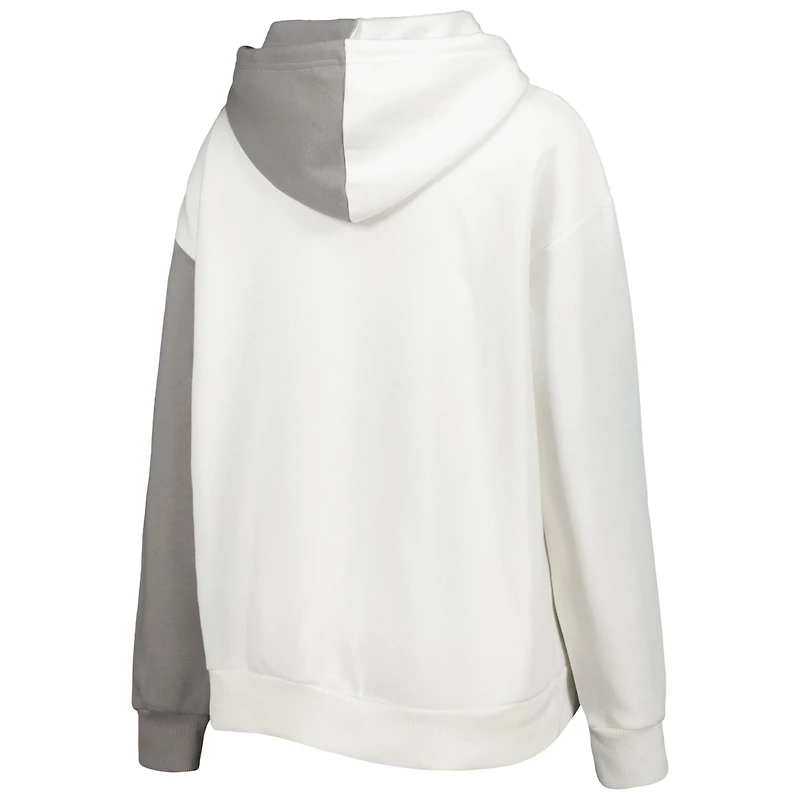 Gameday Couture Gray/ Purdue Boilermakers Split Pullover Hoodie