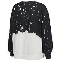 Gameday Couture Iowa Hawkeyes Twice As Nice Faded Dip-Dye Pullover Long Sleeve Top