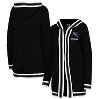 Gameday Couture Kentucky Wildcats One More Round Tri-Blend Striped Hooded Cardigan Sweater