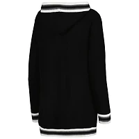 Gameday Couture Kentucky Wildcats One More Round Tri-Blend Striped Hooded Cardigan Sweater