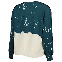 Gameday Couture Michigan State Spartans Twice As Nice Faded Dip-Dye Pullover Long Sleeve Top