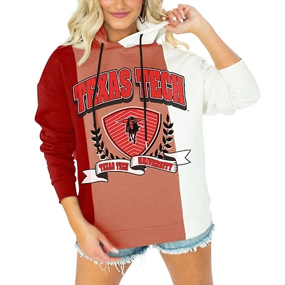 Gameday Couture Texas Tech Raiders Hall of Fame Colorblock Pullover Hoodie