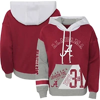 Girls Youth Alabama Tide True Fan Soft Fleece Pullover Hoodie