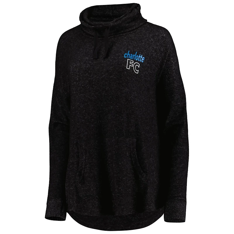 Heathered Charlotte FC Cuddle Tri-Blend Pullover Sweatshirt